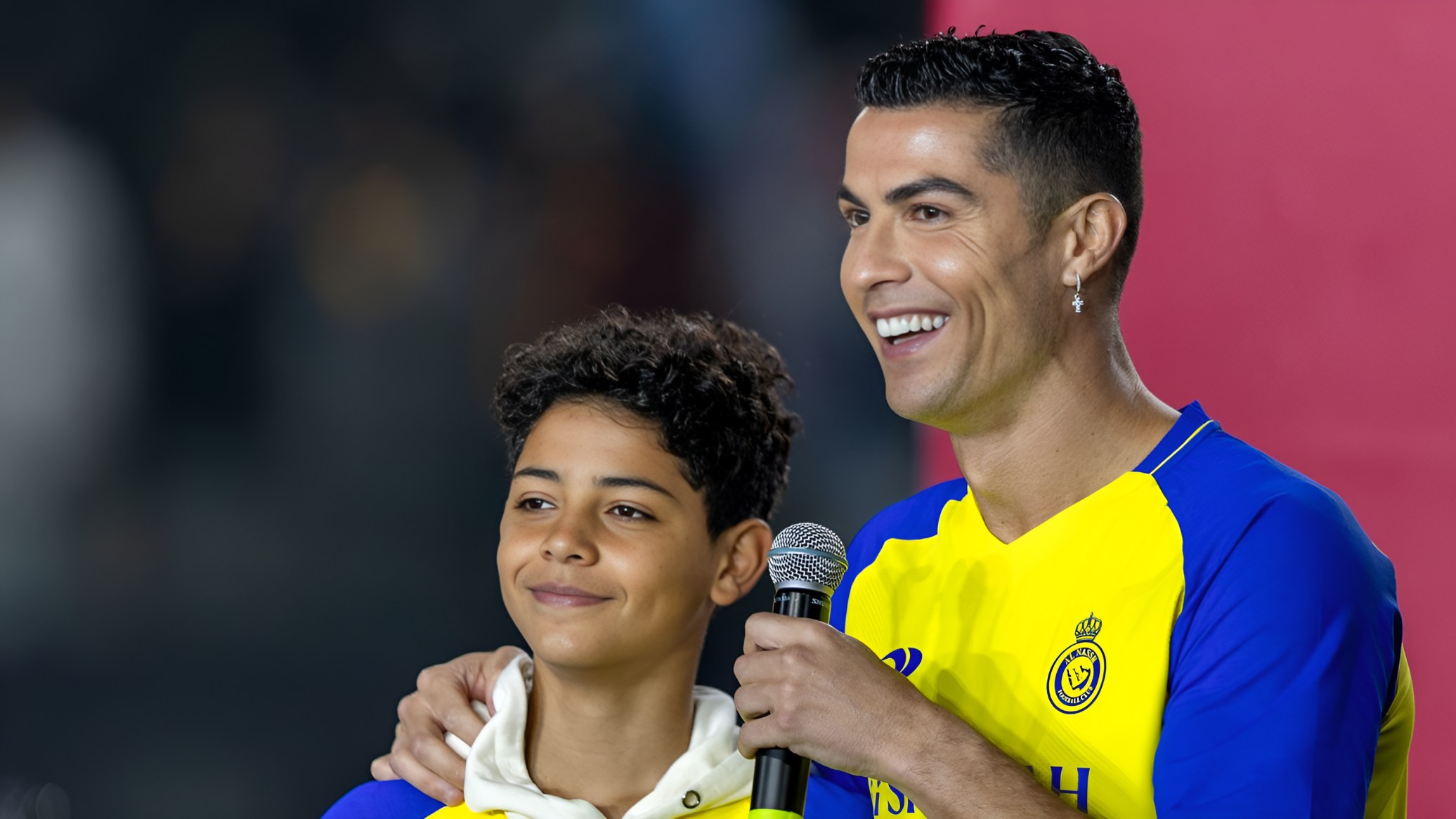 Cristiano Ronaldo Jr. follows his father's footsteps
