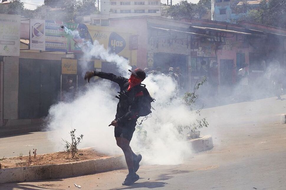 Madagascar security forces blame protesters for violence