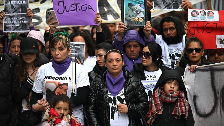 Argentines demand justice at protest against brutal killings of young women