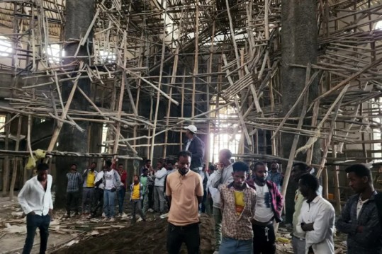Tragedy in Ethiopia: Church structure collapse kills dozens, injures hundreds