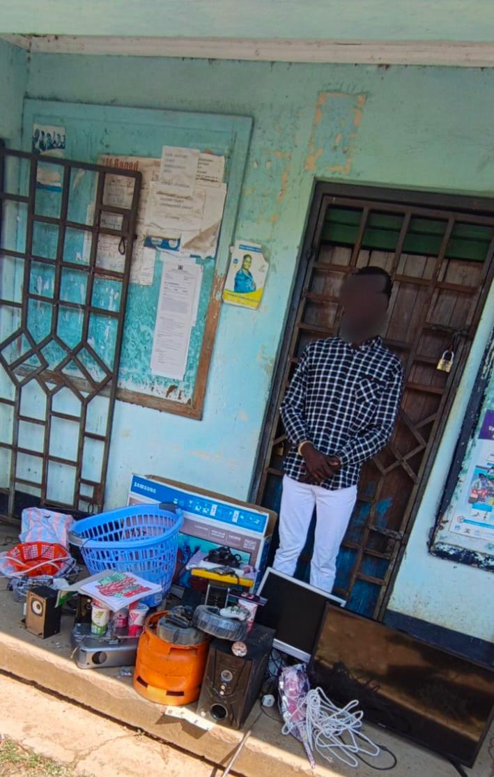Police arrest suspected burglar in Muhoroni, recover stolen electronics