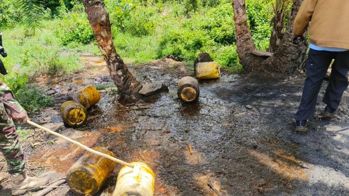 Large multi-agency raid nets over 50,000 litres of illicit alcohol in Kericho