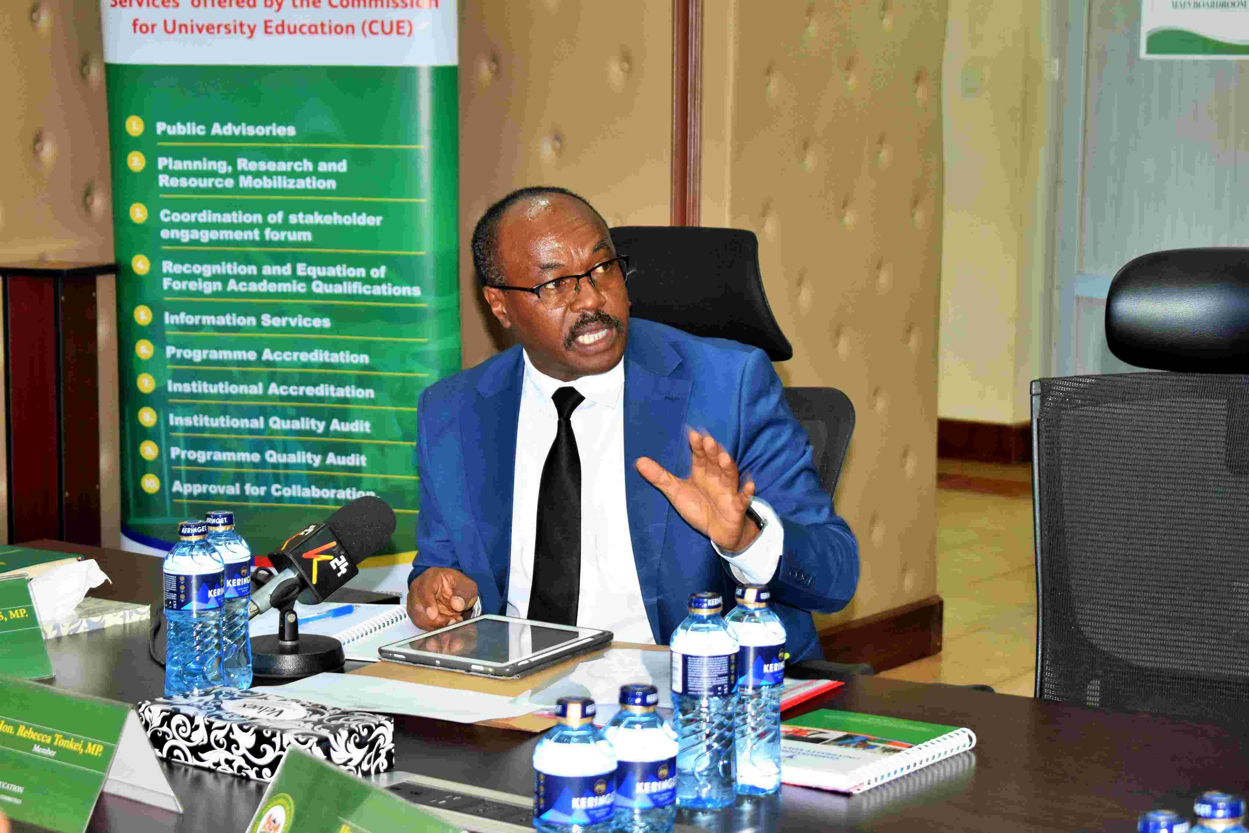 MPs probe CUE over fake degrees, staff shortages and Sh935 million debt