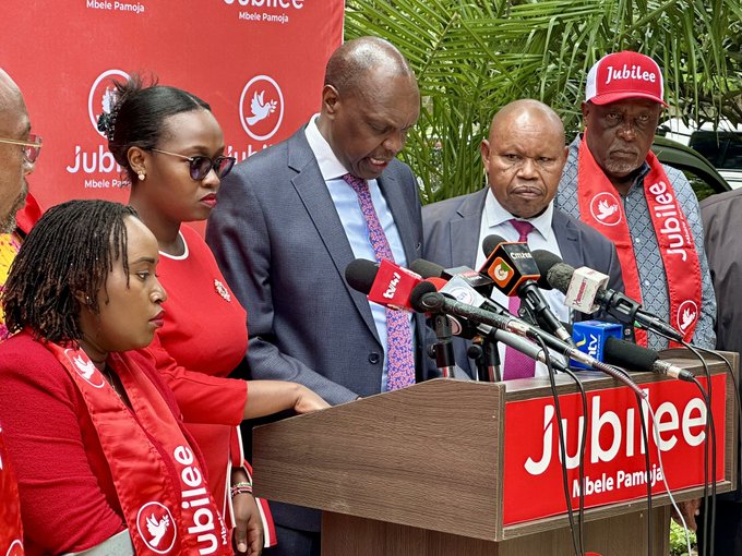 Jubilee Party pledges support to United Opposition after NEC meeting
