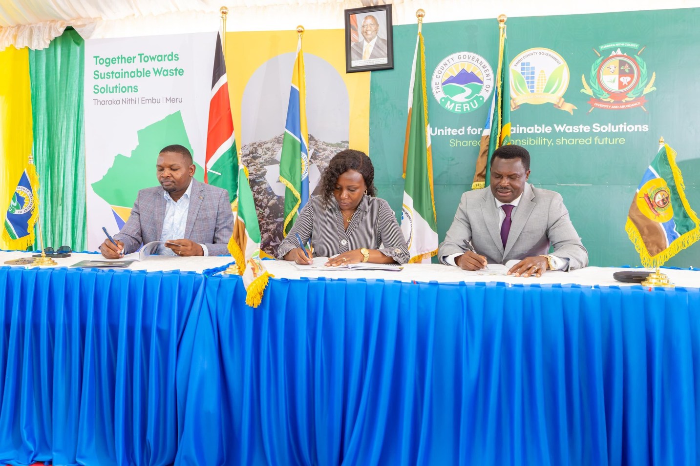 Meru, Embu and Tharaka Nithi counties unite in regional waste management drive