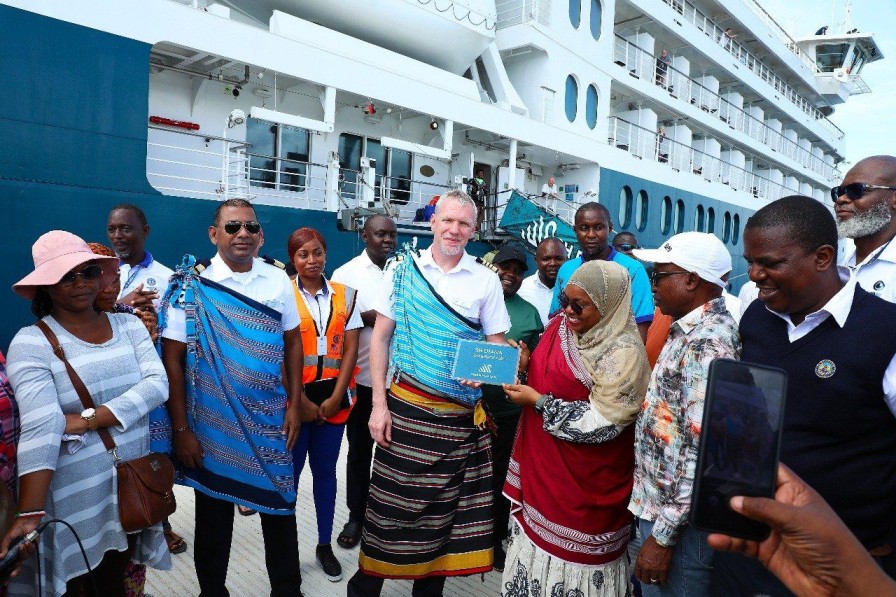 Shimoni Port marks historic milestone as first cruise ship docks