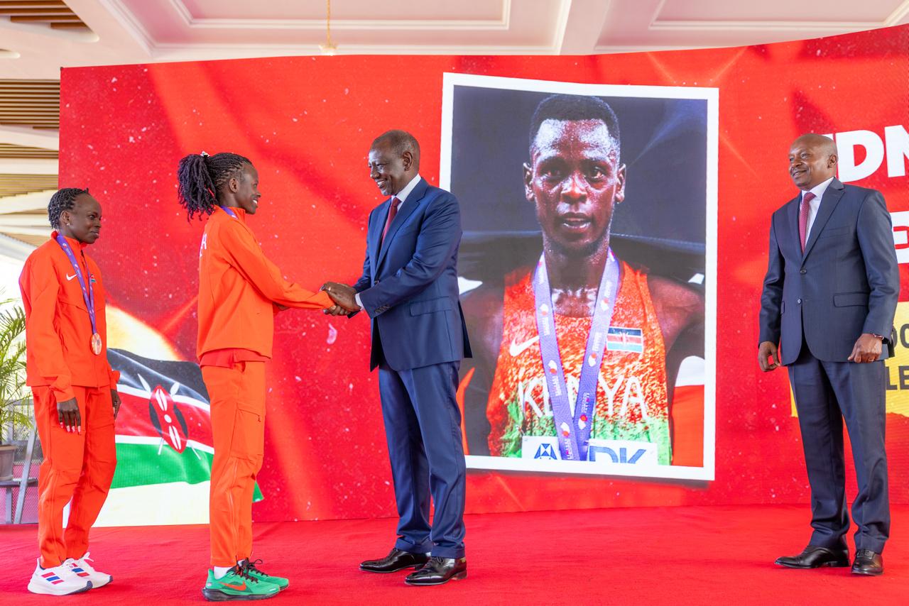 Ruto rewards Kenyan Tokyo medalists with Sh27 million and housing plan
