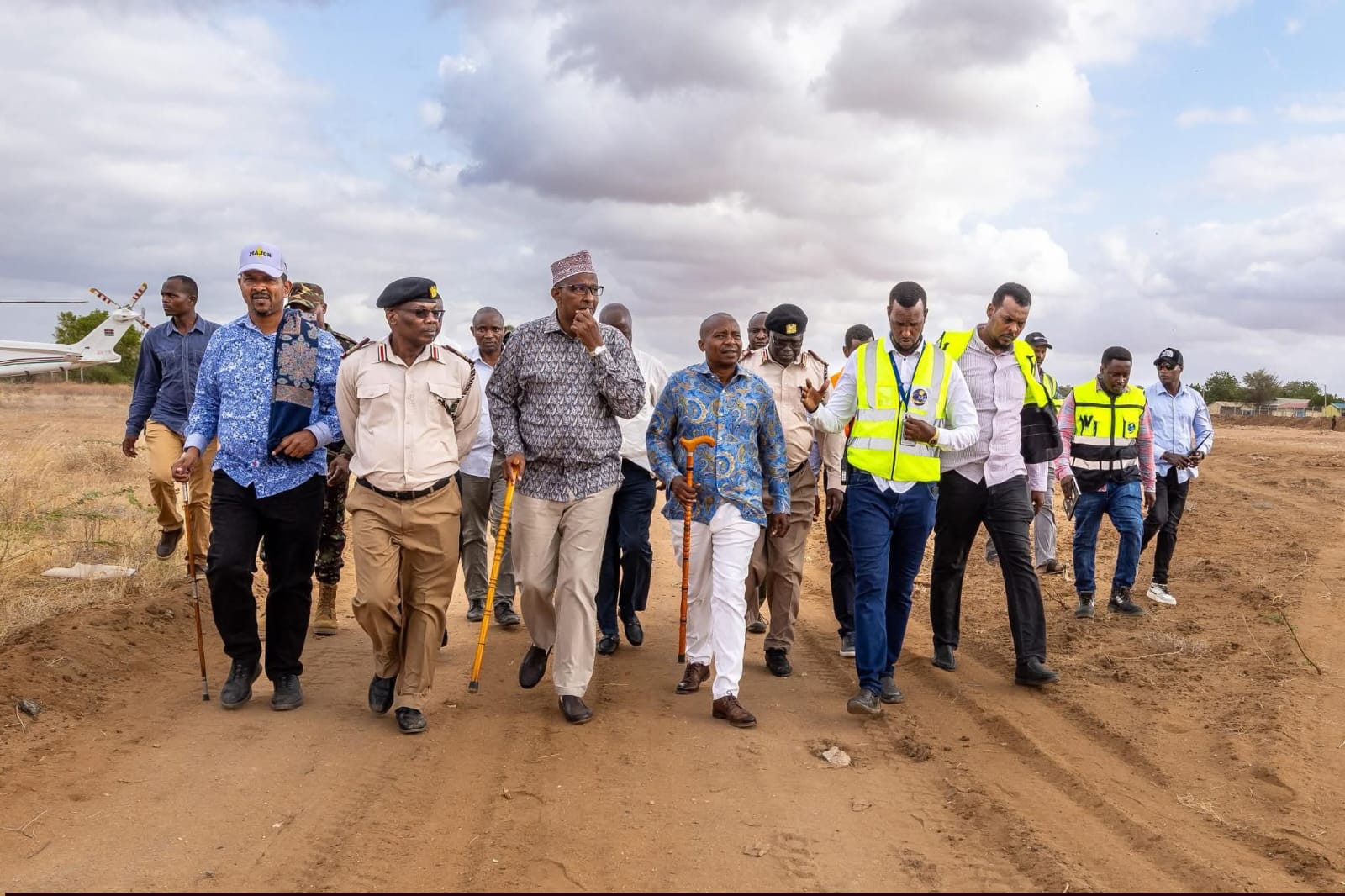 DP Kindiki inspects ongoing upgrading works at Garissa Airstrip