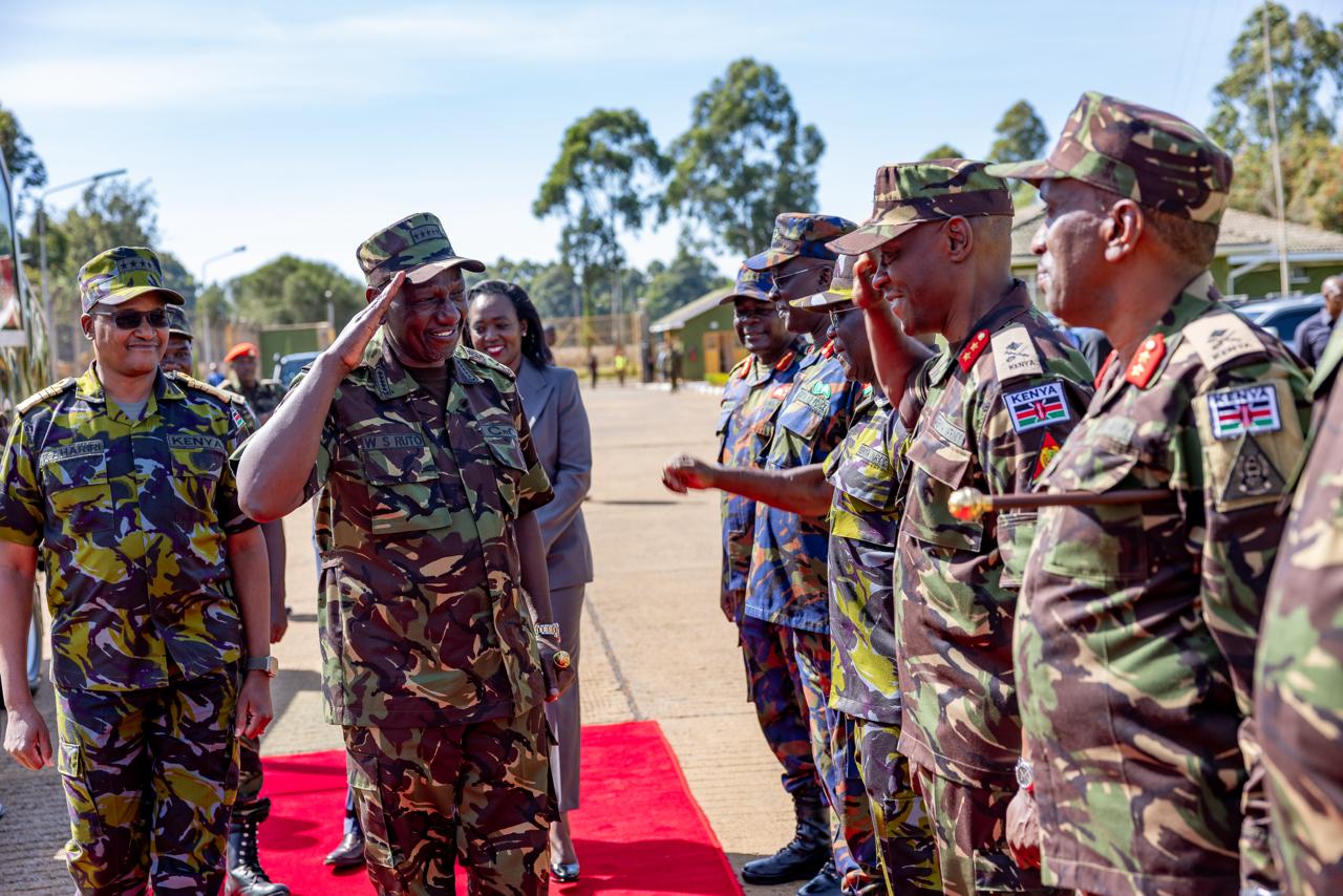 Ruto hails KDF as pillars of national unity and development