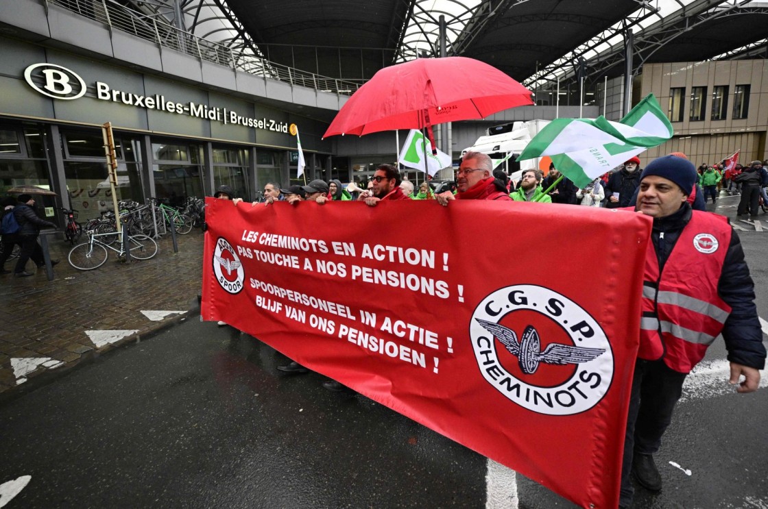 Belgium braces for three-day national strike as unions protest budget cuts