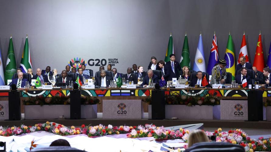 G20 leaders adopt key declaration despite U.S. absence