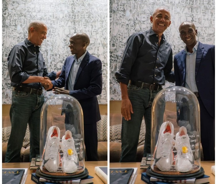 Kipchoge meets Obama in Washington to push global unity through sports