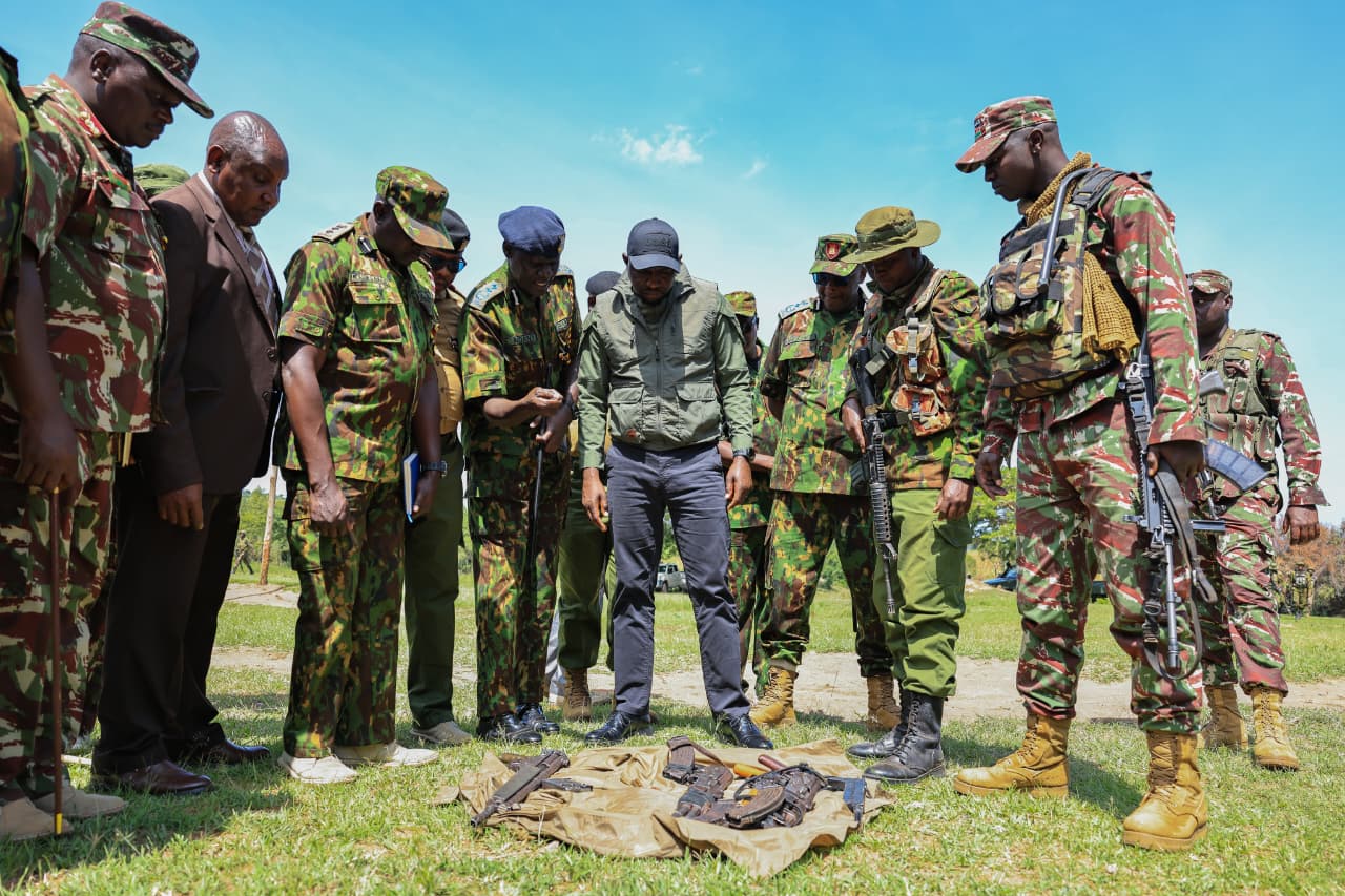 Five guns recovered amid renewed crackdown in Trans Mara