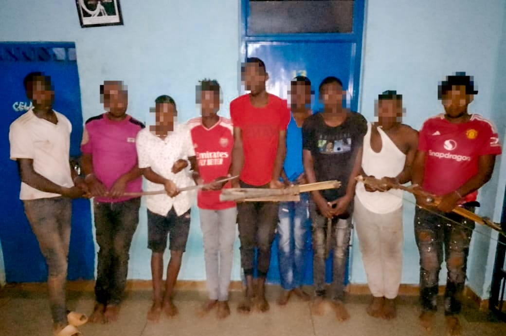 Police arrests nine suspected gang members in Kakamega intelligence raid
