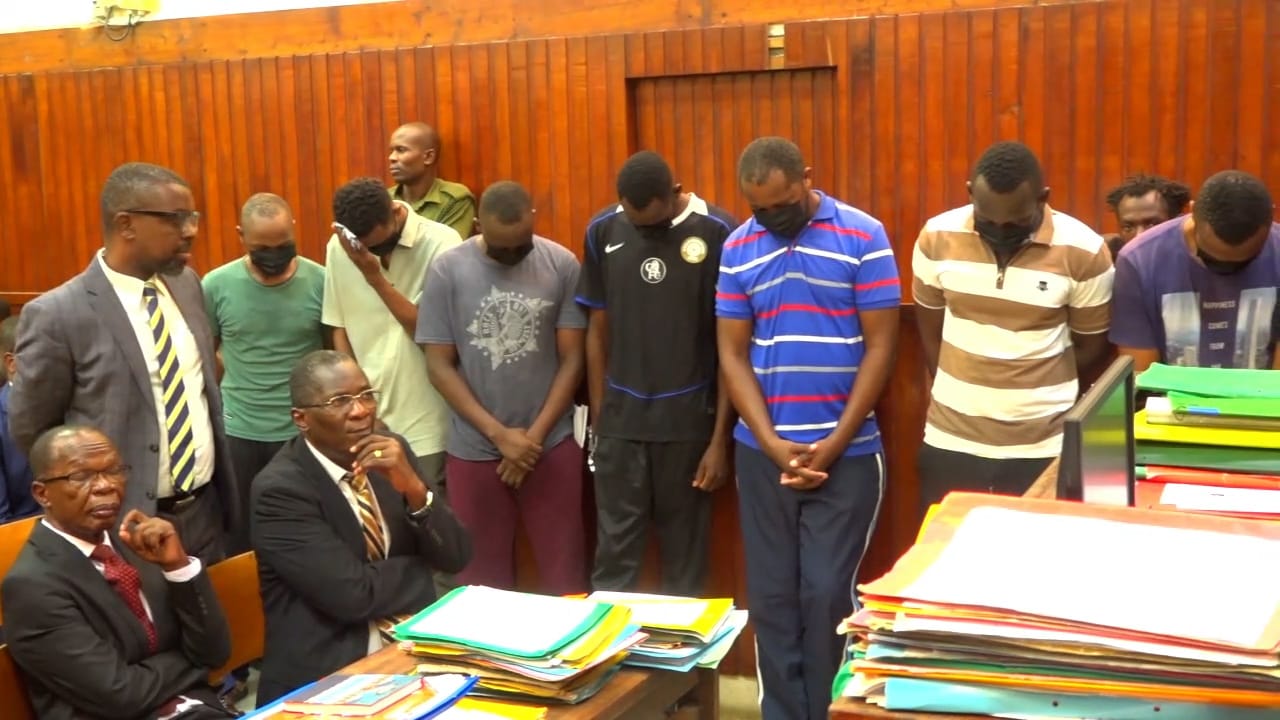Mombasa Court holds seven soldiers in meth trafficking case for 10 days