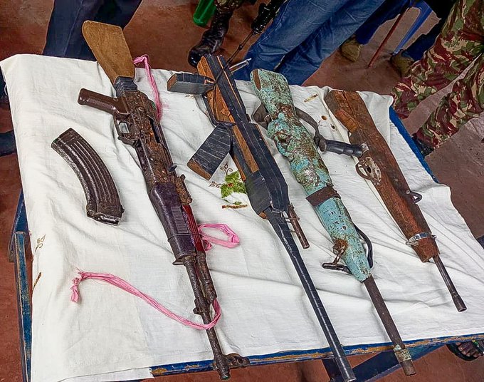 Illegal firearms surrendered in Transmara as amnesty gains momentum