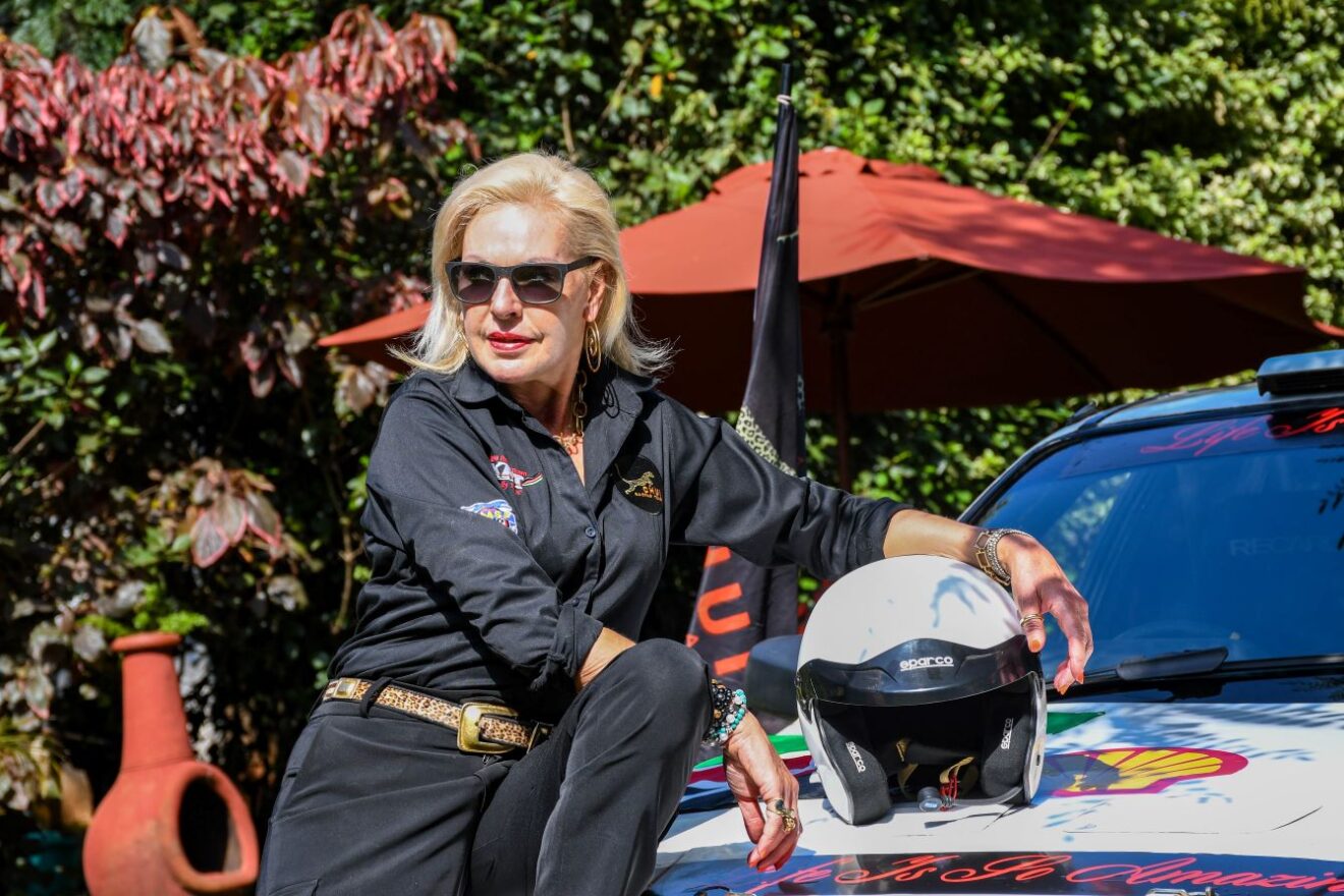 Rally: Lisa Christofferson and the rally lionesses