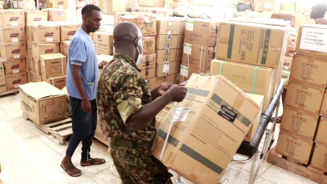 Garissa Referral Hospital receives consignment of essential medicines from KEMSA