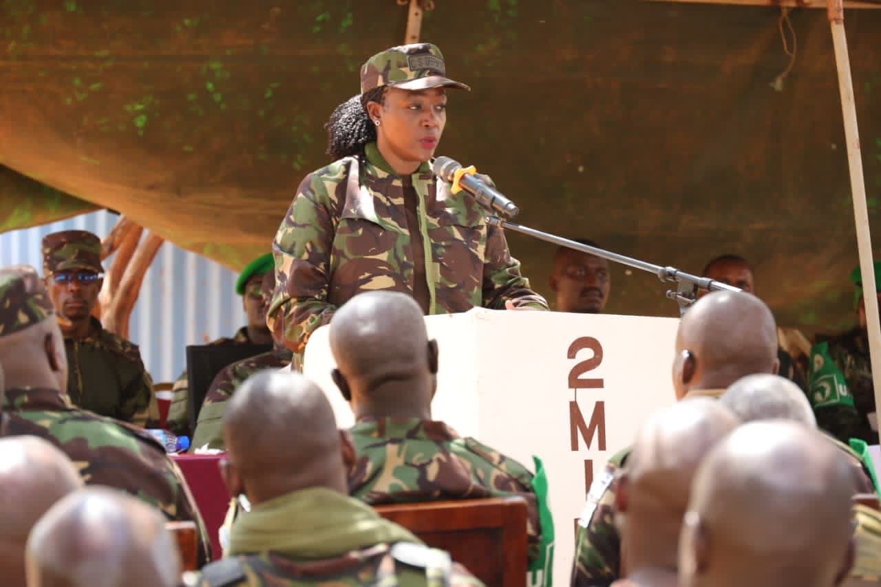 CS Tuya urges KDF troops in Somalia to stay steadfast, praises sacrifice