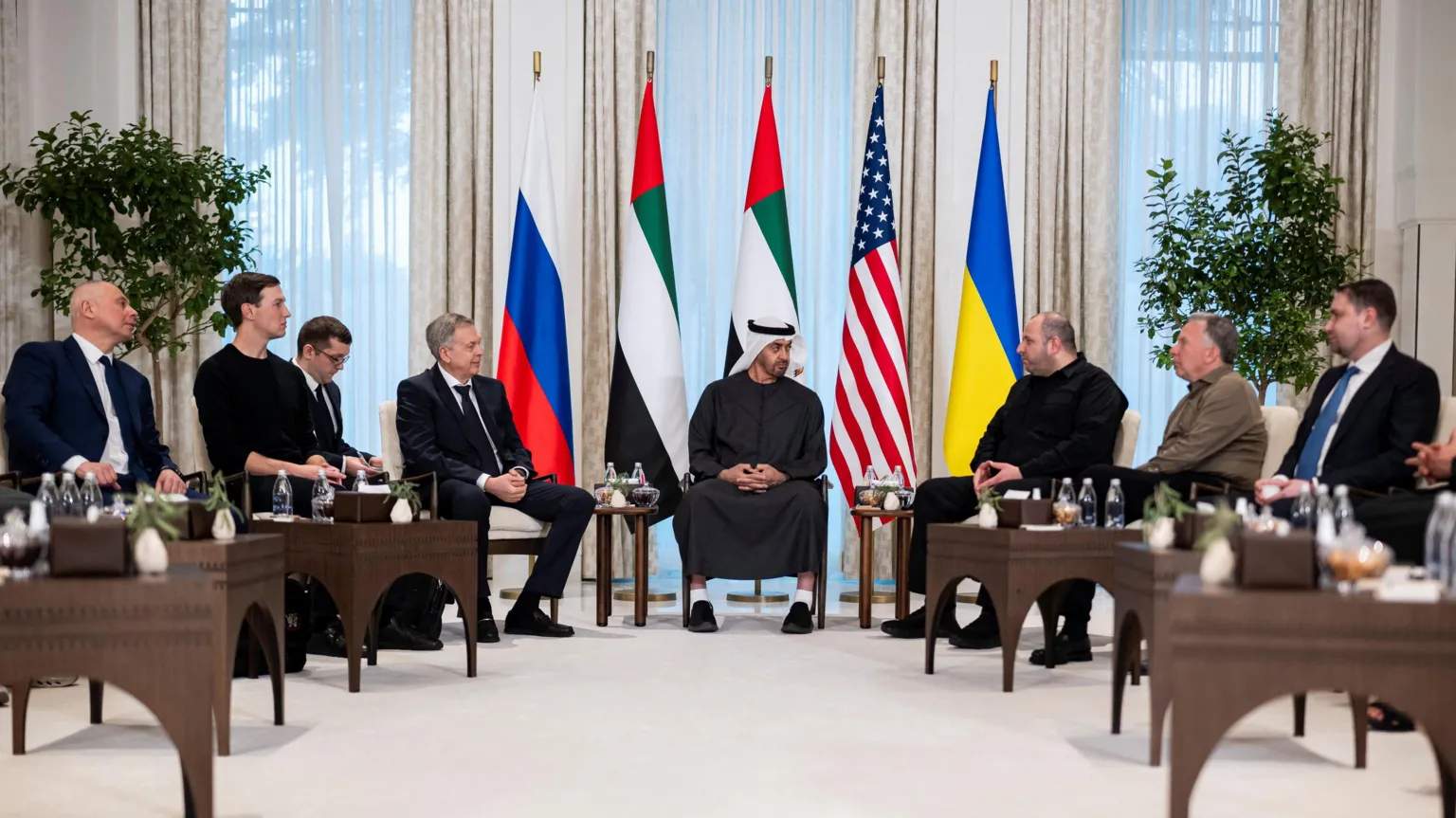 Abu Dhabi peace talks end as Russian attacks continue on Ukraine