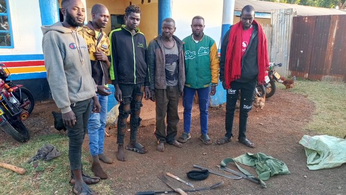 Police arrest six linked to ‘Kapenguria Six’ gang in Endebess raid