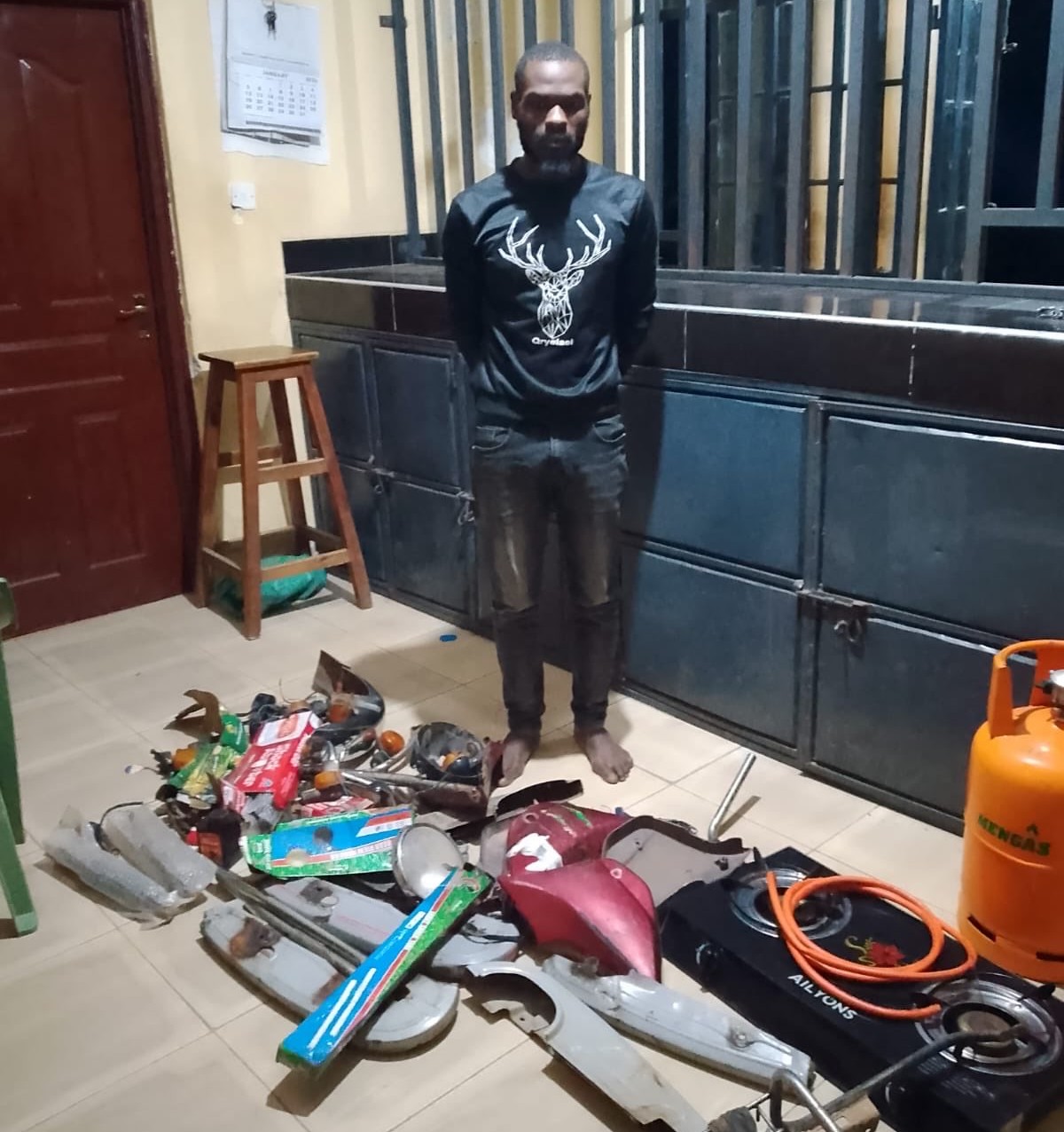 Suspect arrested as police recover stolen goods in Kisumu