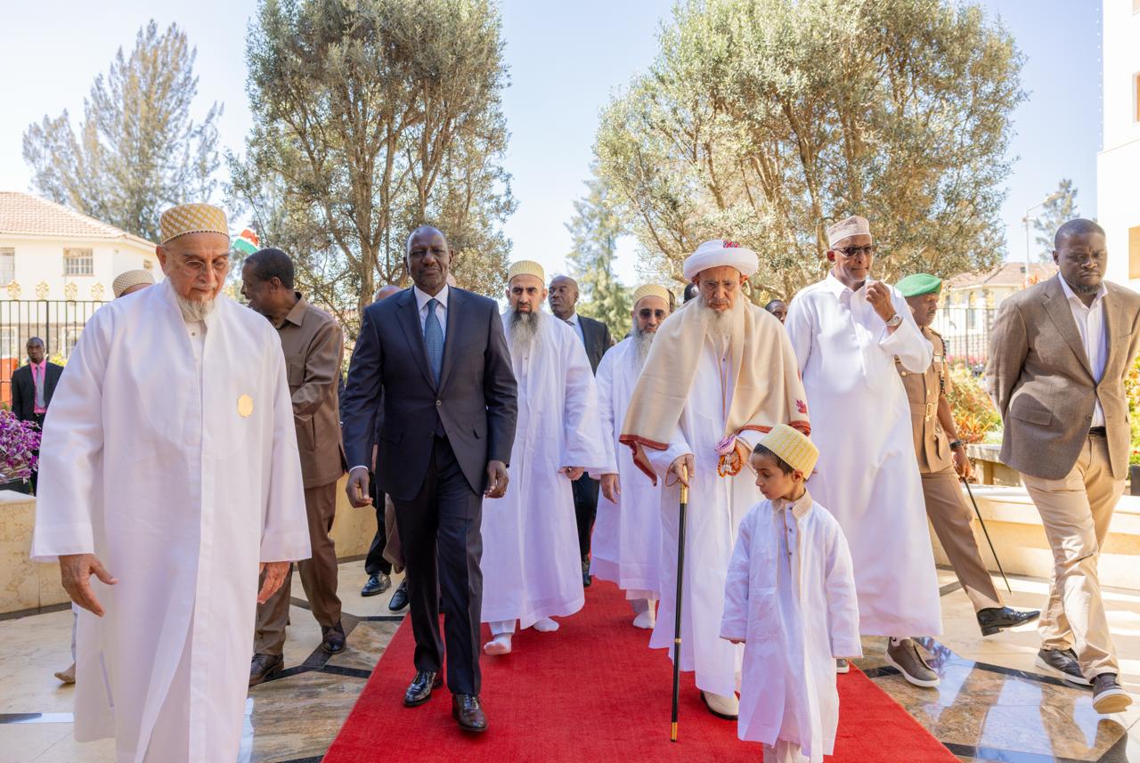 Ruto calls for partnership with Dawoodi Bohra in Kenya’s development