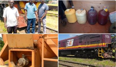 Three arrested over fuel theft at Sultan Hamud Railway Station