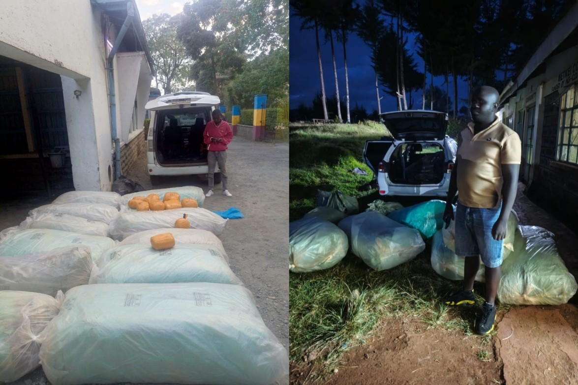 Detectives seize Sh11.6 million worth of bhang in Nakuru and Keiyo South operations