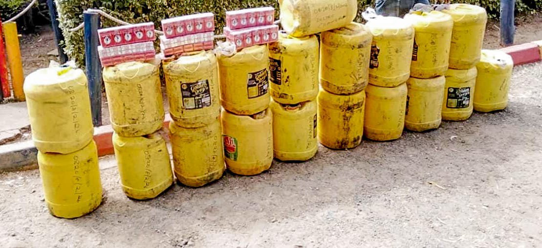Police seize 400 litres of chang’aa in Laikipia raid, suspect held