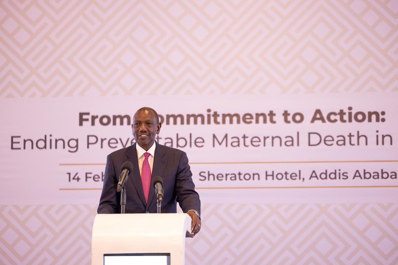 Ruto highlights steps to reduce maternal deaths at AU Summit