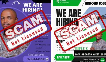 State flags unlicensed diaspora job recruitment agencies, cautions Kenyans
