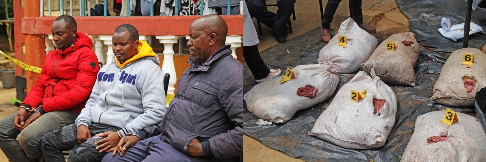 Police, KWS seize over a tonne of suspected zebra meat in Kiambu crackdown