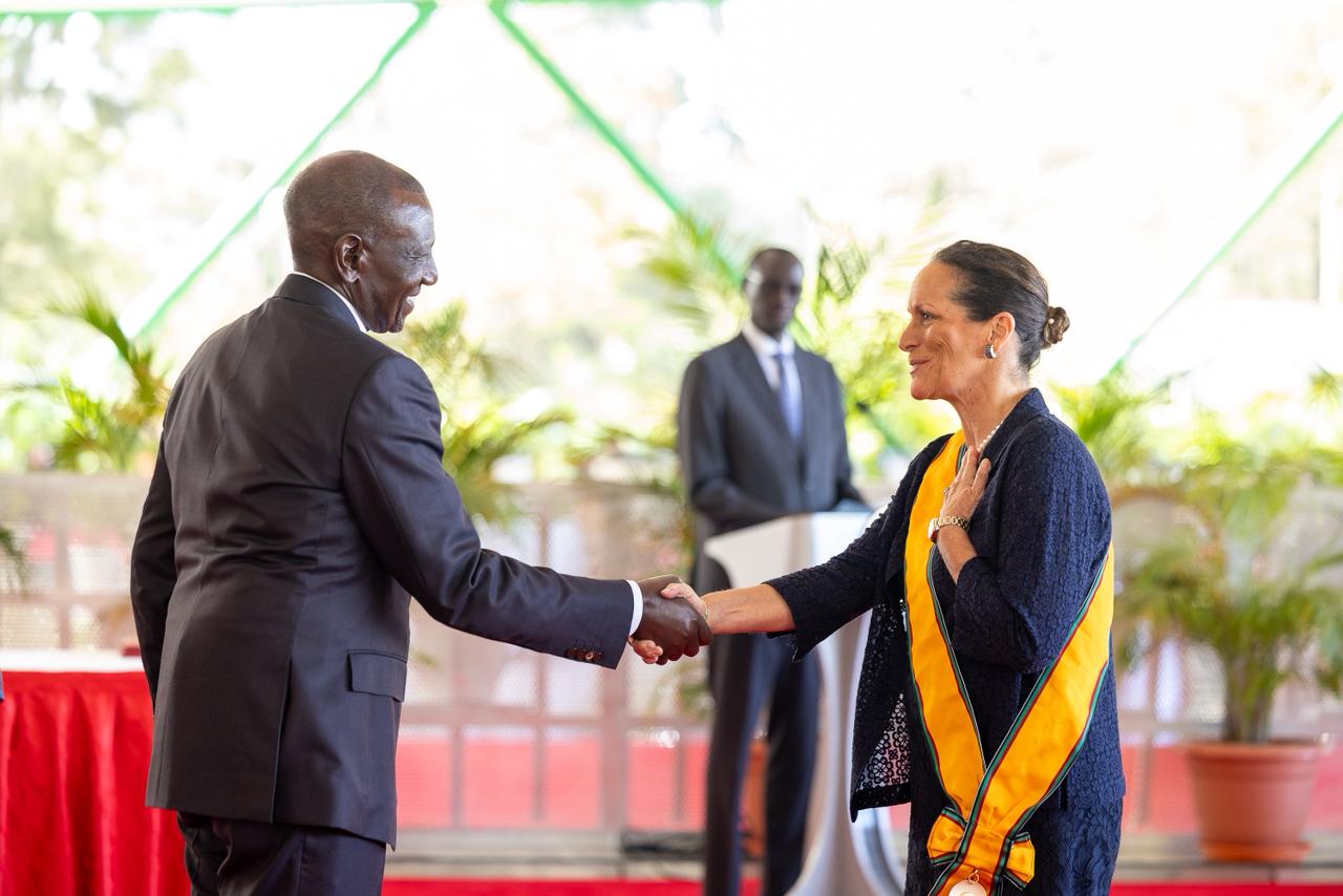 Ruto confers Elder of the Golden Heart on Princess Zara Aga Khan