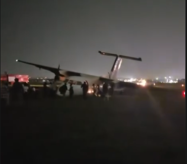 Plane veers off runway at Wilson Airport, all passengers safe