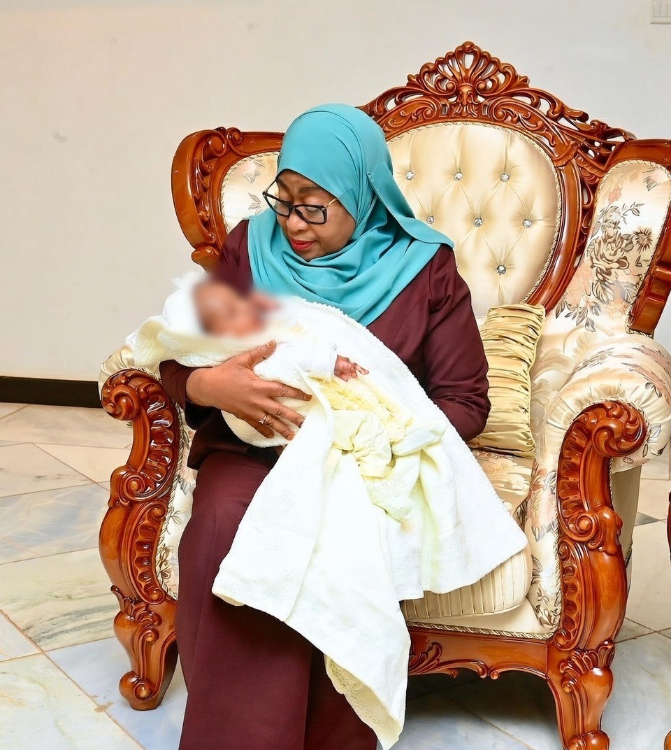Tanzania President Samia Suluhu adopts abandoned infant