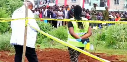 25 children among 33 bodies exhumed in Kericho cemetery