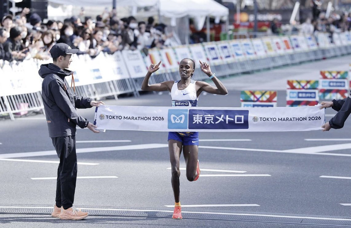 Kenya's Brigid Kosgei wins Tokyo Marathon title