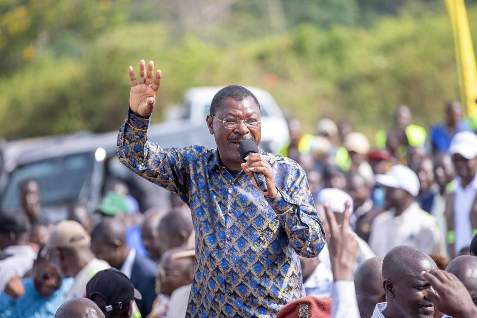 Wetang’ula urges western Kenya to reject tribal politics, back Ruto’s development agenda