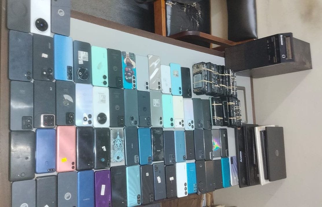 DCI raid in Runda uncovers 65 phones, laptops in stolen gadget bust