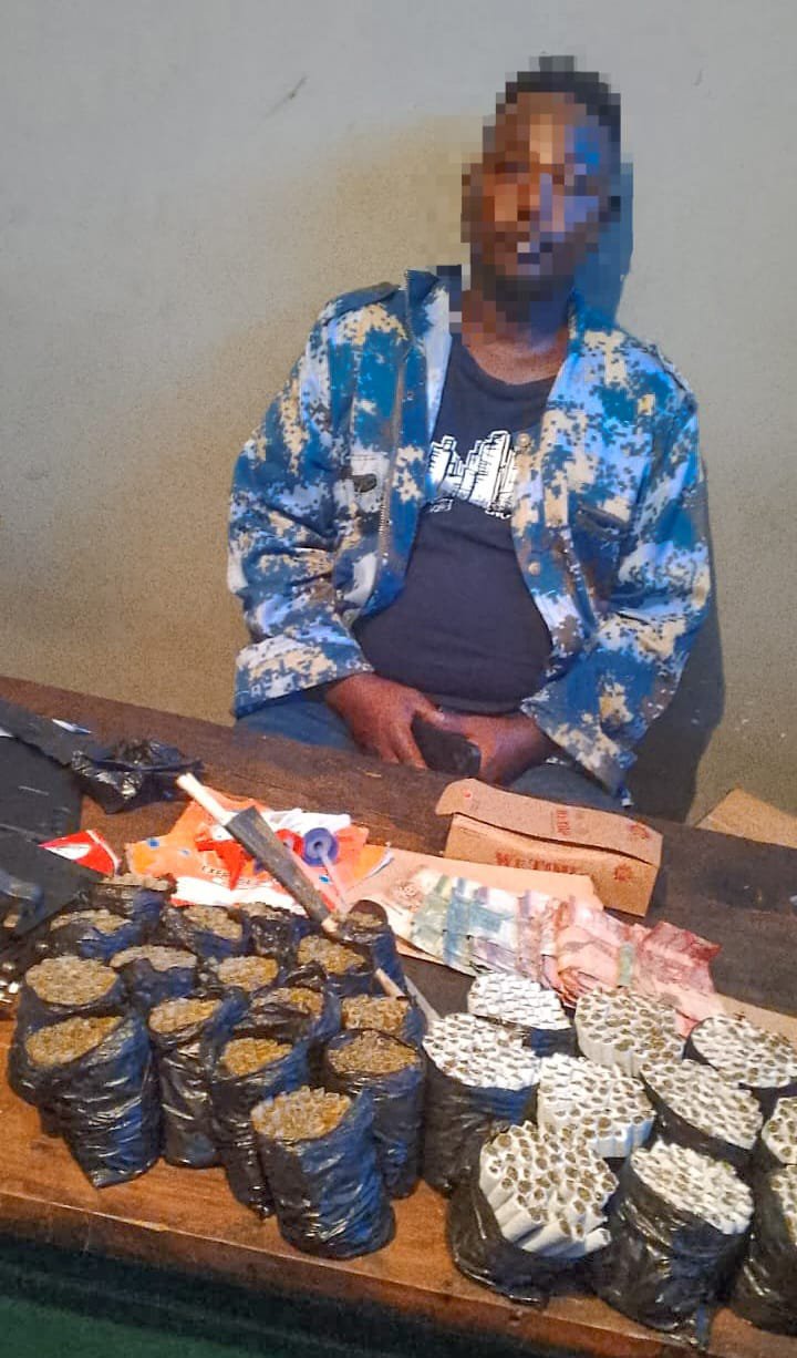 Police arrest suspect, seize 1,140 rolls of cannabis in Ruaka