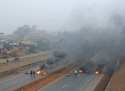 Police restore traffic after chaos on Southern Bypass ahead of Gachagua rally