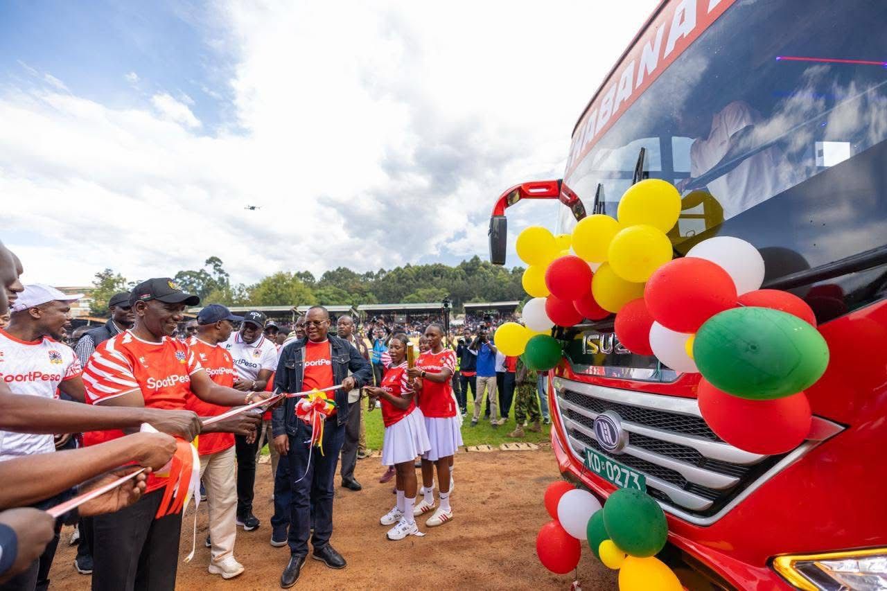 Shabana FC gets Sh27 million bus as Ruto launches Kisii stadium revamp