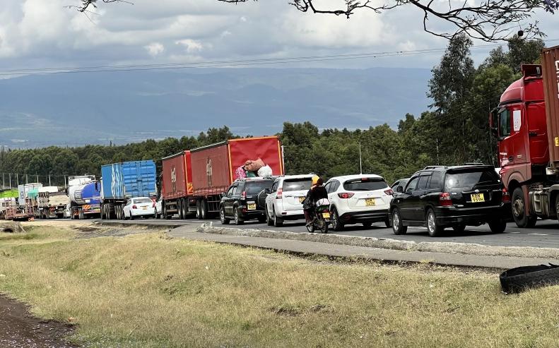 Why there’s traffic snarl-up along Nakuru–Eldoret Highway