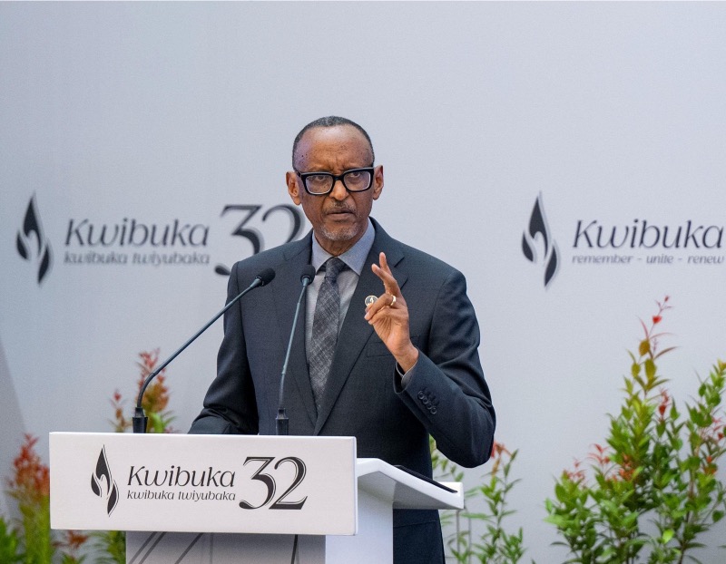 Kagame calls for unity and regional cooperation during 32nd commemoration of Kwibuka