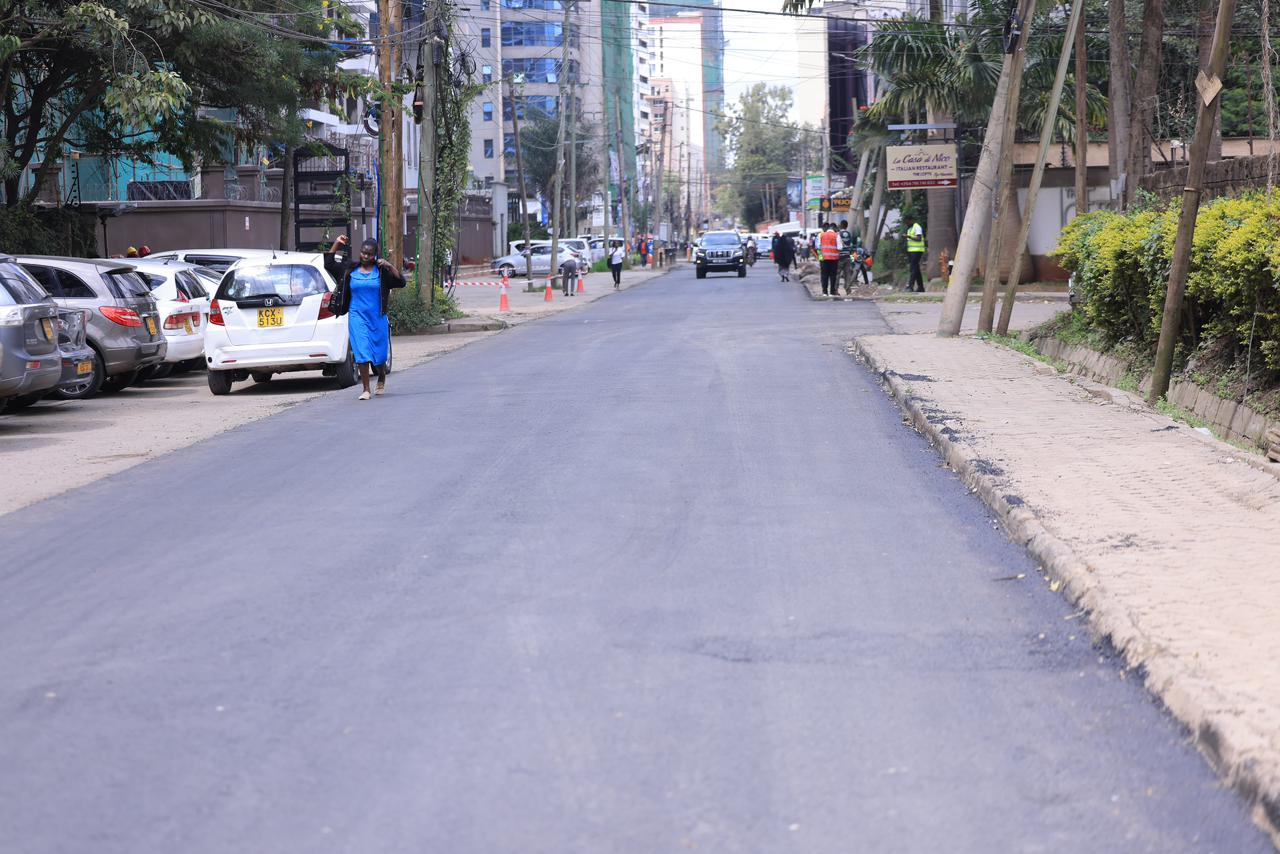 Kilimani’s Wood Avenue fully reopened after major road makeover