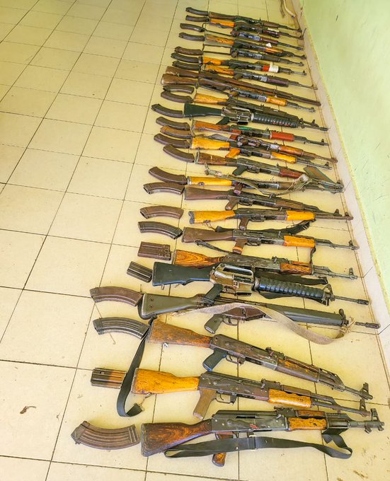 26 illegal firearms surrendered in Katilu, Turkana County