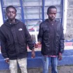 Police arrest two suspected gang members in Nakuru West