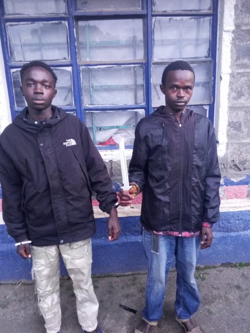 Police arrest two suspected gang members in Nakuru West