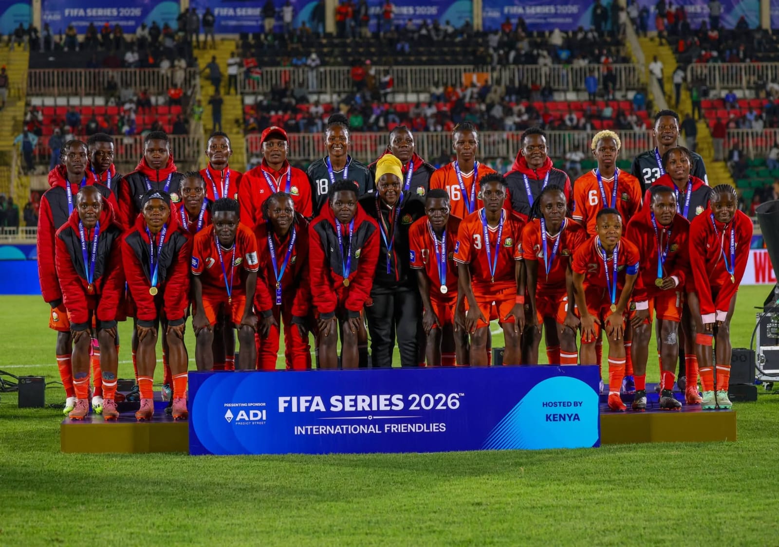 Harambee Starlets rise five positions in FIFA rankings after FIFA Series